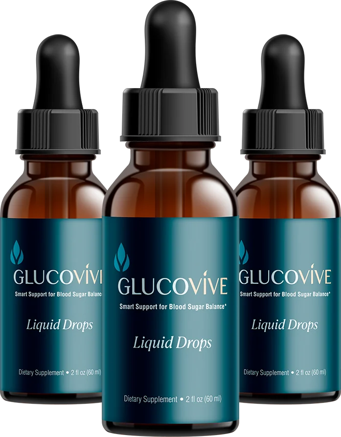 GlucoVive three bottle package